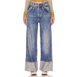 We The Free Blue Wide Leg Jeans